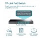 TP-LINK SWITCH 24 PORTS POE+250W+2 PORTS GIGA ET 2 SFP SLOTS