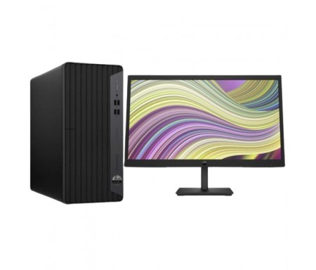 Pc De Bureau Hp Tower 400 G9 I7 13gén 8Go 512Go Ssd + Ecran Hp 22″ – Noir -B_99N25ET+ECRAN22