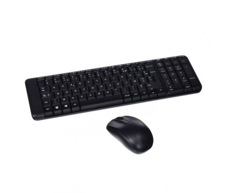 ENSEMBLE CLAVIER & SOURIS LOGITECH MK220 SANS FIL - NOIR