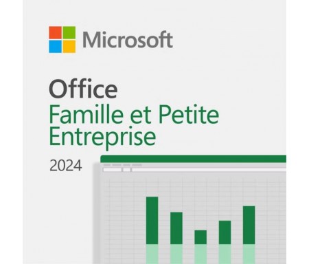 MICROSOFT OFFICE FAMILLE ET PETITE ENTREPRISE 2024 1 UTILISATEUR / FRANCAIS