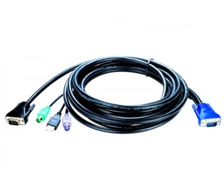 Câble KVM PS2 pour commutateurs KVM-440/450, 5 m