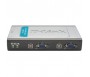 DKVM-4U SWITCH 4 PORTS CLAVIER-ÉCRAN-SOURIS AVEC CÂBLES INTÉGRÉS USB