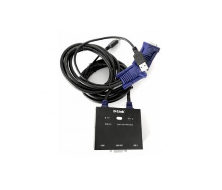 Commutateur KVM à 2 ports avec ports VGA et USB