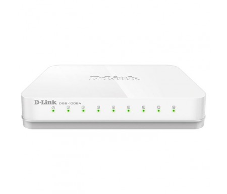 D Link 8 Ports Fast Unmanaged