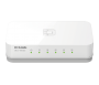 D Link 5 Ports 10/100 Base T Plastic