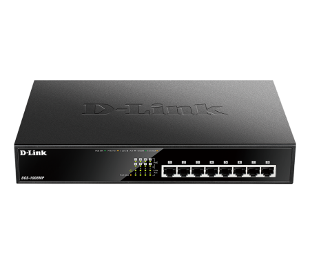 D Link 8 Port Giga Unmanaged Poe 125W
