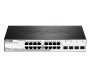D Link 16 Port 10/100/1000Base T With 4 Sfp Smart Switch