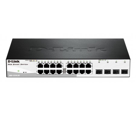 D Link 16 Port 10/100/1000Base T With 4 Sfp Smart Switch