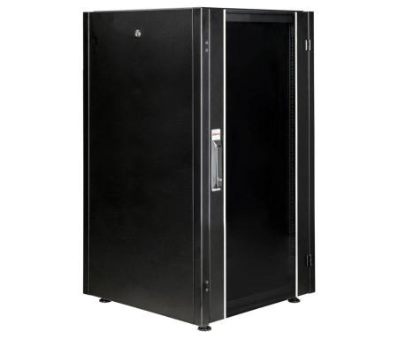 Armoire 16U 600*600 Noir 4Rall 4X Portes