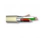 Cable Alarme 4 Fils Souple Blanc