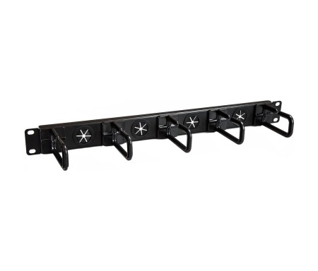 1U 19 Cable Management Panels With 4 Plastic Ring