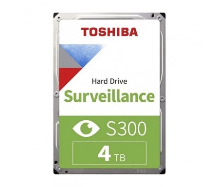 Toshiba Disque Dur Surveillance Hard Drive S300 4Tb 5400 Rp