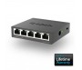 D Link 5 Port 10/100/1000Base T Unmanaged Metal Desktop
