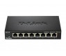 8 Port 10/100/1000Base T Unmanaged Metal Desktop Gigabit Switch (Eu Plug)