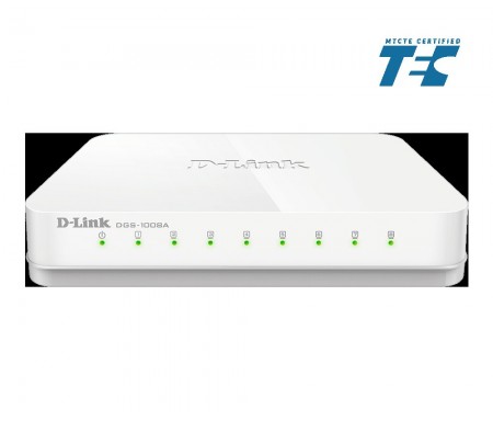 D Link Switch 8 Ports 10/100/1000 Mbps