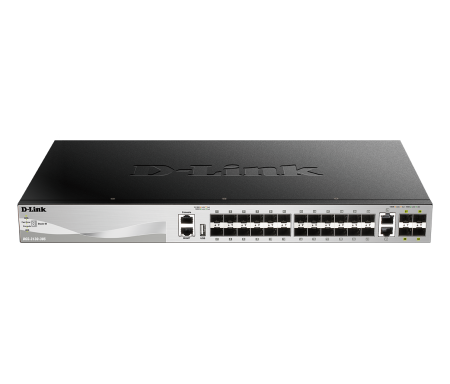 D Link 20 Ports 10 100 1000Base T Ports Plus 4 Combo 10 100 1000Base T Sfp Ports Plus 4 1 DGS-3630-28TC/ESI