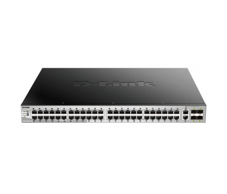 D Link 48 10 100 1000Base T Poe Ports Plus 2 10G Base T Plus 4 10G SfpPlus Ports Lite L3 DGS-3130-54PS