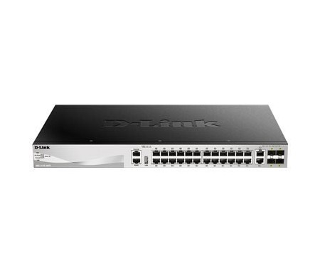 D Link 24 10 100 1000Base T Plus 2 10G Base T Plus 4 10G SfpPlus Ports Lite L3 DGS-3130-30TS
