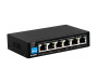 D Link 6 Port 10 100 1000Base T Unmanaged Long Range 250M Plus Surveillance Switch 4 Poe DGS-F1006P-E/E