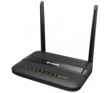 D Link Adsl2 2Plus 11N 300Mbps Router With 4X10 100Mbps Lan Ports 5Dbi Dual External Ant DSL-124/R1