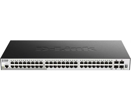 D Link 48 Port 10 100 1000Mbps Gigabit Smart Pro Switch With 4 X 10G SfpPlus Ports Eu Uk DGS-1510-52X