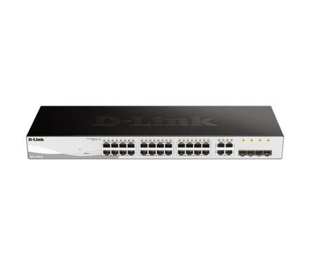 D Link 24 Port 10 100 1000Base Twith 4 Combo 1000Baset Sfp Ports Smart Switch DGS-1210-28/E
