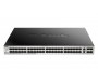 D Link 48 Sfp And 2 10G Base T Plus 4 10G SfpPlus Ports Lite L3 Stackable Managed Switch DGS-3130-54S