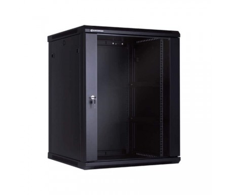 D Link 12U 600*600Mm Wall Mount Rack With Glass Door NWR-12U-6060-BL-GL