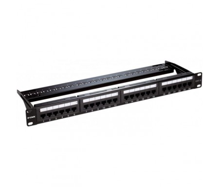 D Link Panneau De Brassage 24 Ports Utp Cat 6 1U NPP-C61BLK241