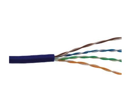 D Link Cat5E Utp 24 Awg Solid Cable Roll Blue Co NCB-5EUBLUR-305